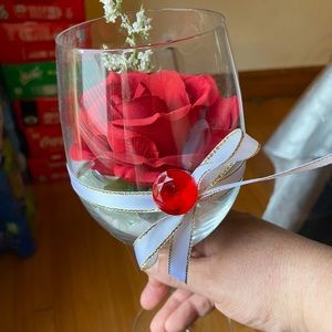Wine Decorated Glasses